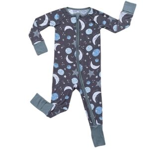 Little Sleepies “Blue To the Moon & Back” Zippy: 6-12mos